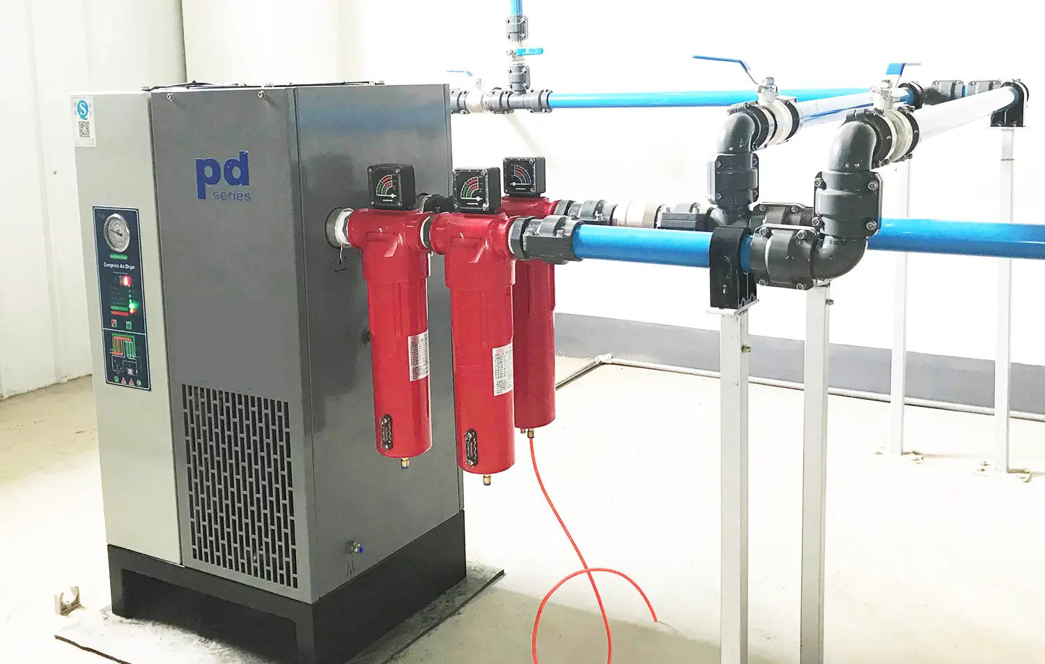 compressed air filter application