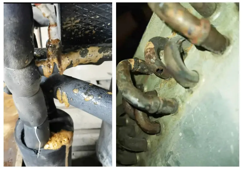 refrigerated air dryer leakage